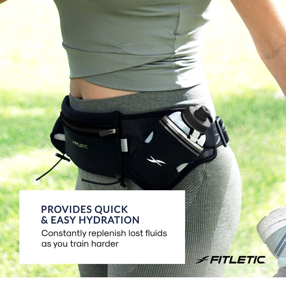 Fitletic Hydration Belt with Large Storage